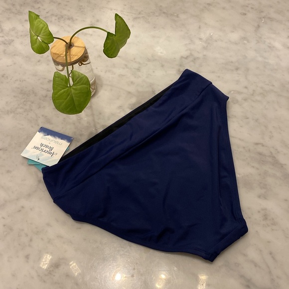 American Beach x Maurices Swim Bottom - Navy Blue - NWT - Picture 7 of 9